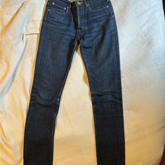 APC Petit New Standard Raw Indigo Jeans size 25 - Picture 1 of 7